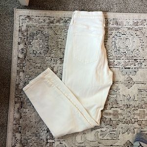 J. Crew White Skinny Jeans, Size 28